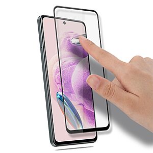 Αντιχαρακτικό γυαλί Amorus για Xiaomi Redmi Note 12S (Πλήρης Κάλυψη) Full Glue HD Tempered Glass 9H – 0.33mm - Image 3