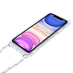 Θήκη iPhone 11 Mad Mask Hybrid Sockproof Transparent V4 πλάτη με κορδόνι από αντικραδασμικό TPU - Image 3