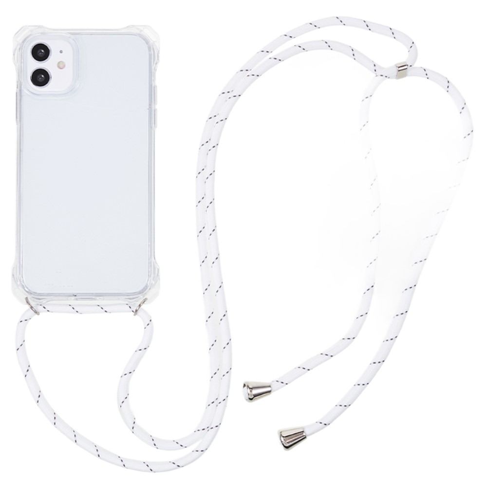 Θήκη iPhone 11 Mad Mask Hybrid Sockproof Transparent V4 πλάτη με κορδόνι από αντικραδασμικό TPU