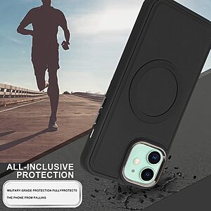 Θήκη iPhone 11 Mad Mask Frame Series v2 Silicone Sockproof συμβατό με Ασύρματο φορτιστή Πλάτη TPU μαύρο - Image 3