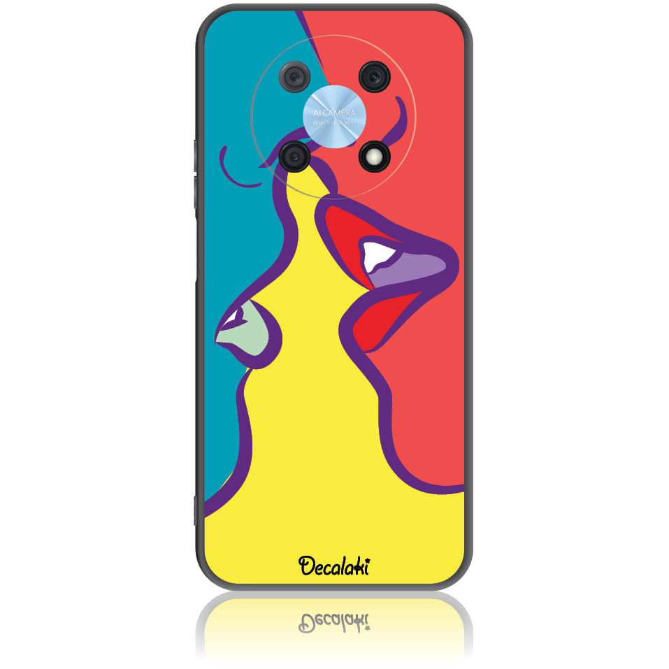 Θήκη για Huawei Nova Y90 Pop Art Kiss - Soft TPU Θήκη για Huawei Nova Y90 Pop Art Kiss - Soft TPU