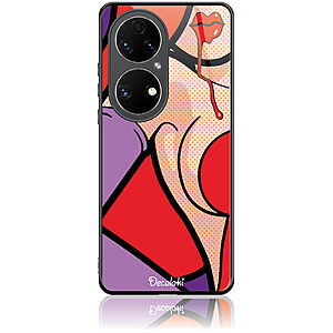 Θήκη για Huawei P50 Pro Pop Art Jessica Rabbit - Tempered Glass