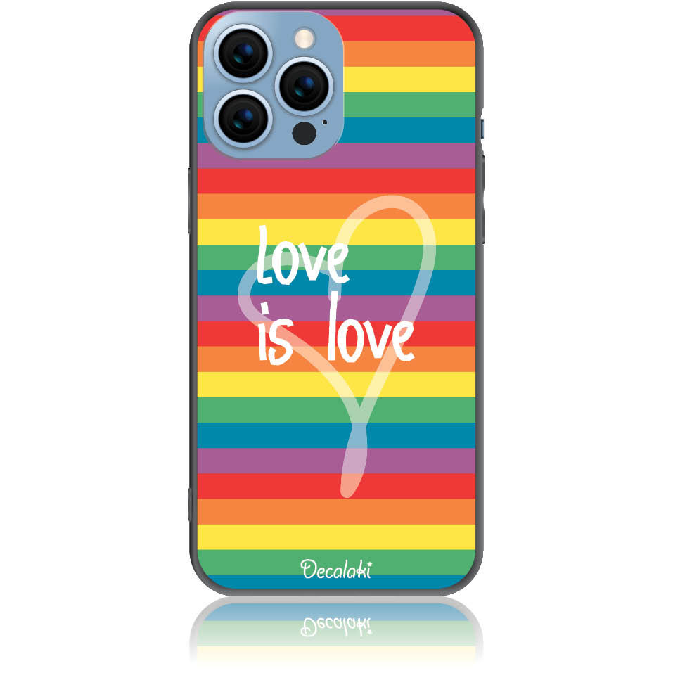 Θήκη για iPhone 13 Pro Max Love is Love - Soft TPU Θήκη για iPhone 13 Pro Max Love is Love - Soft TPU