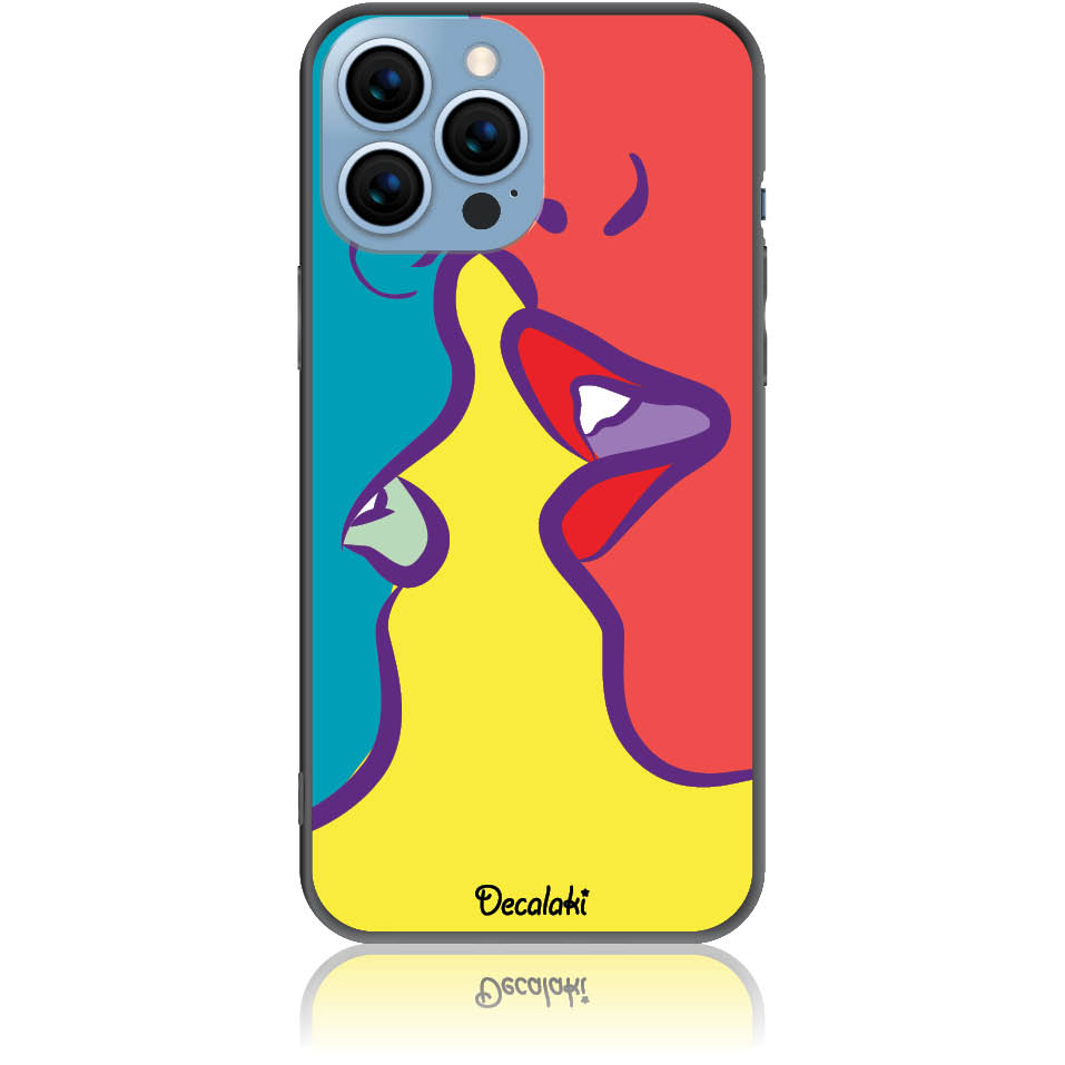 Θήκη για iPhone 13 Pro Max Pop Art Kiss - Soft TPU Θήκη για iPhone 13 Pro Max Pop Art Kiss - Soft TPU