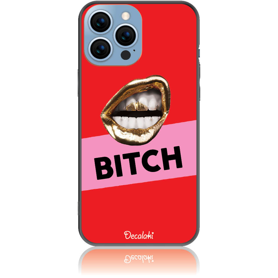 Θήκη για iPhone 13 Pro Max BITCH - Soft TPU Θήκη για iPhone 13 Pro Max BITCH - Soft TPU