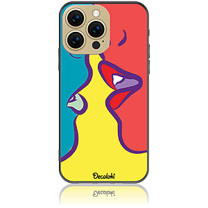 Θήκη για iPhone 13 Pro Pop Art Kiss - Soft TPU