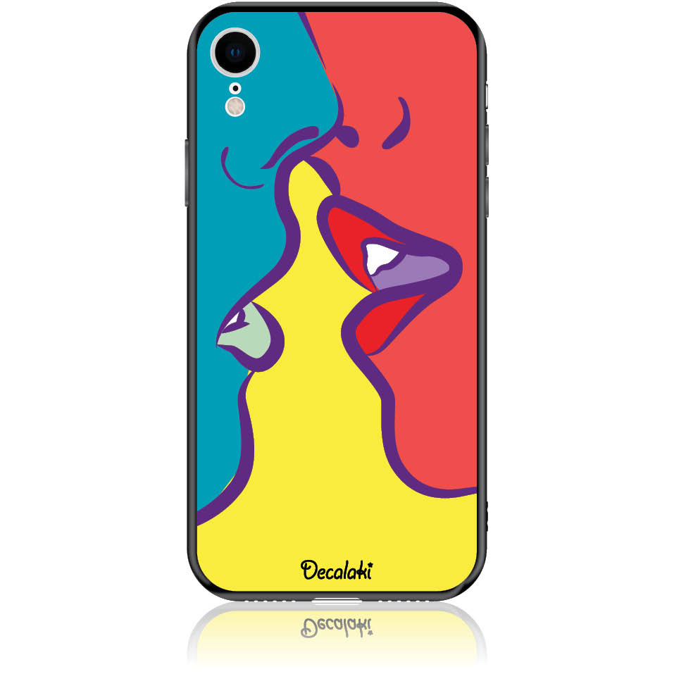Θήκη για iPhone XR Pop Art Kiss - Soft TPU Θήκη για iPhone XR Pop Art Kiss - Soft TPU