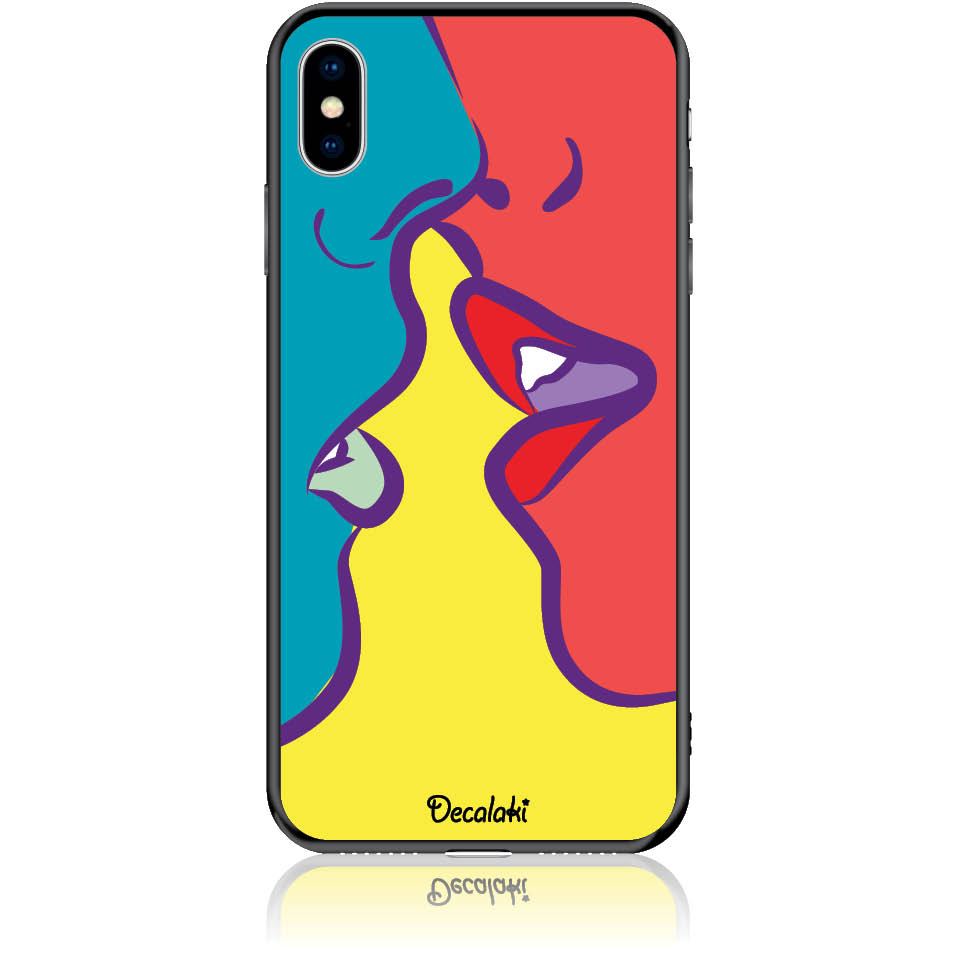 Θήκη για iPhone XS Max Pop Art Kiss - Soft TPU Θήκη για iPhone XS Max Pop Art Kiss - Soft TPU