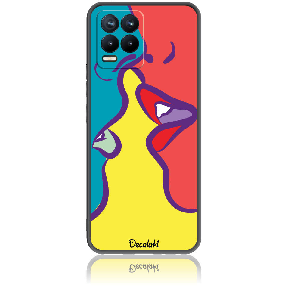 Θήκη για Realme 8 / 8 Pro Pop Art Kiss - Soft TPU Θήκη για Realme 8 / 8 Pro Pop Art Kiss - Soft TPU