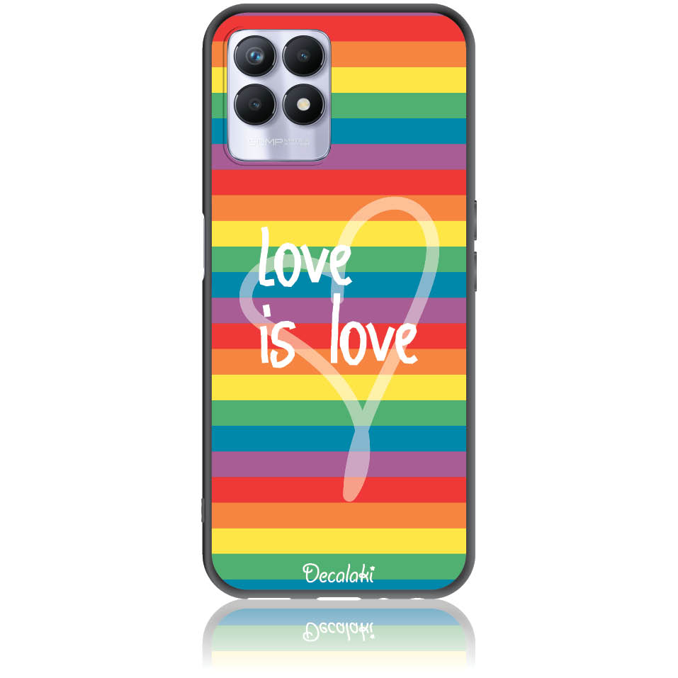 Θήκη για Realme 8i Love is Love - Soft TPU Θήκη για Realme 8i Love is Love - Soft TPU