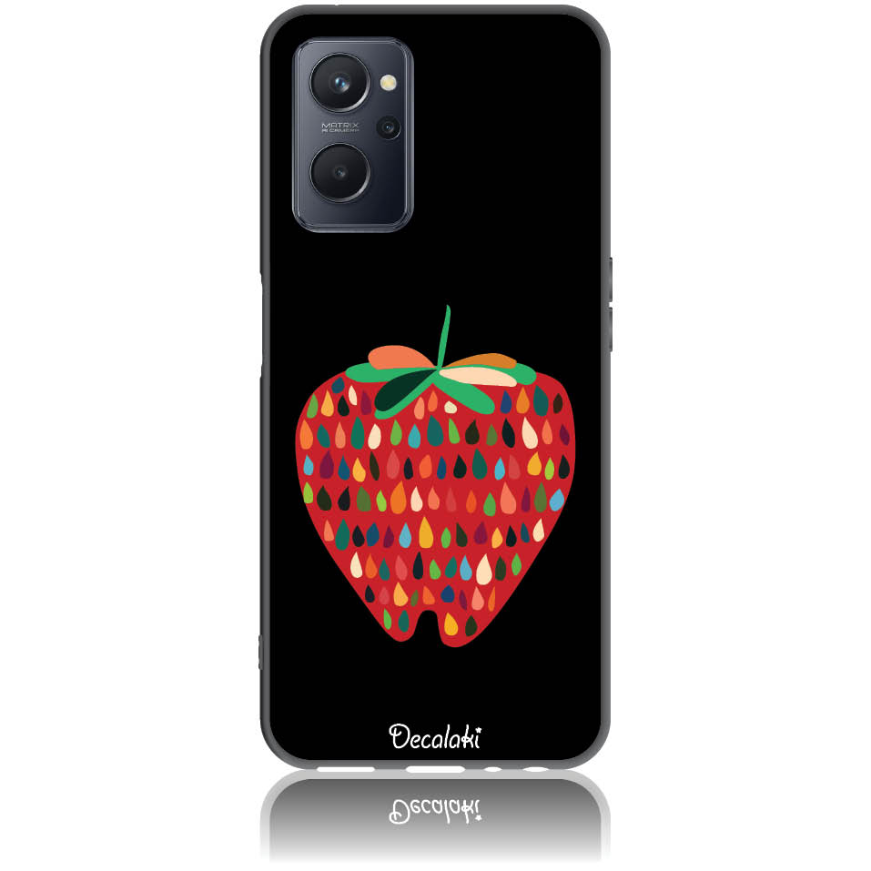 Θήκη για Realme 9i Unbite Strawberry Passion - Soft TPU Θήκη για Realme 9i Unbite Strawberry Passion - Soft TPU