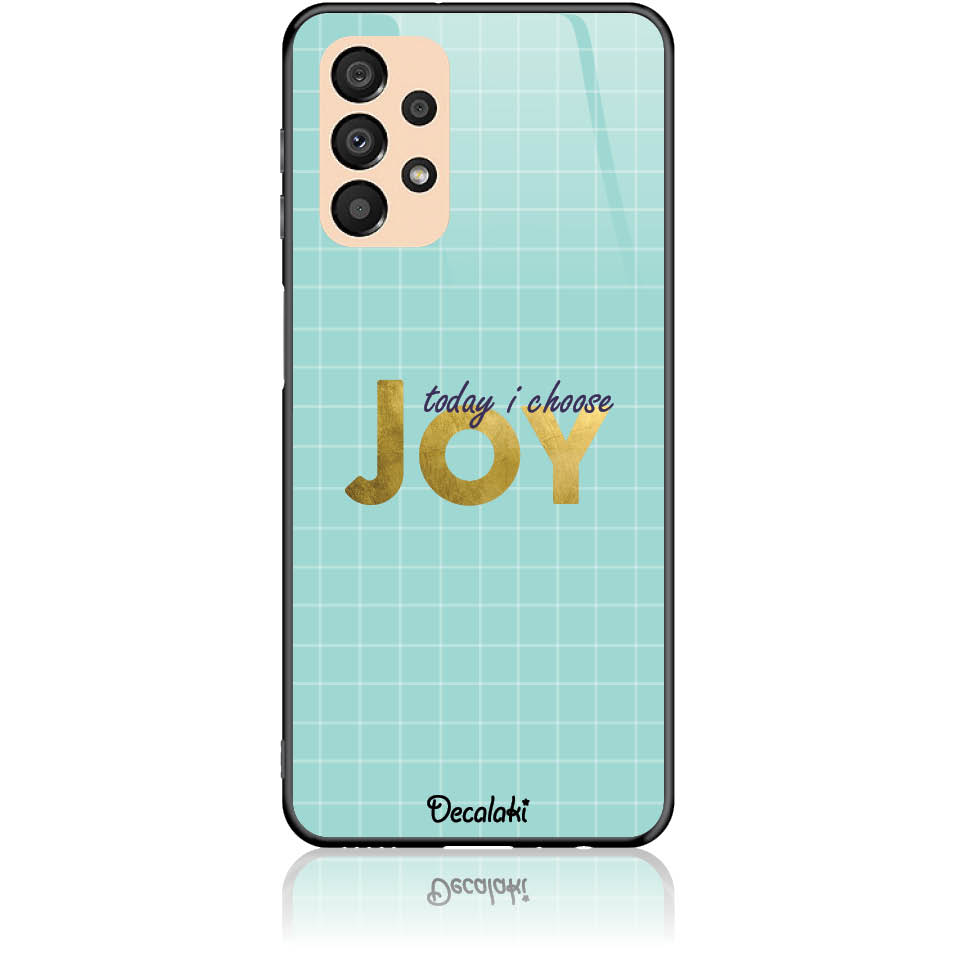 Θήκη για Samsung Galaxy A33 5G Today I Choose Joy - Tempered Glass Θήκη για Samsung Galaxy A33 5G Today I Choose Joy - Tempered Glass