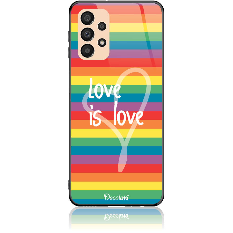 Θήκη για Samsung Galaxy A33 5G Love is Love - Tempered Glass