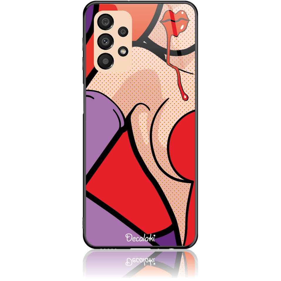 Θήκη για Samsung Galaxy A33 5G Pop Art Jessica Rabbit - Tempered Glass Θήκη για Samsung Galaxy A33 5G Pop Art Jessica Rabbit - Tempered Glass