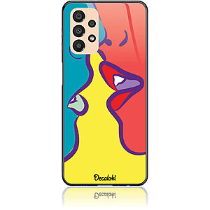 Θήκη για Samsung Galaxy A33 5G Pop Art Kiss - Tempered Glass