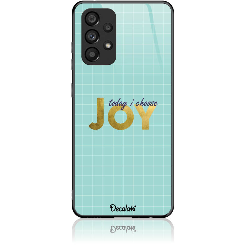 Θήκη για Samsung Galaxy A53 5G Today I Choose Joy - Tempered Glass Θήκη για Samsung Galaxy A53 5G Today I Choose Joy - Tempered Glass