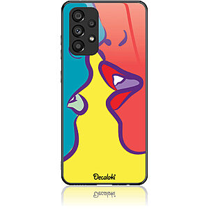 Θήκη για Samsung Galaxy A53 5G Pop Art Kiss - Tempered Glass