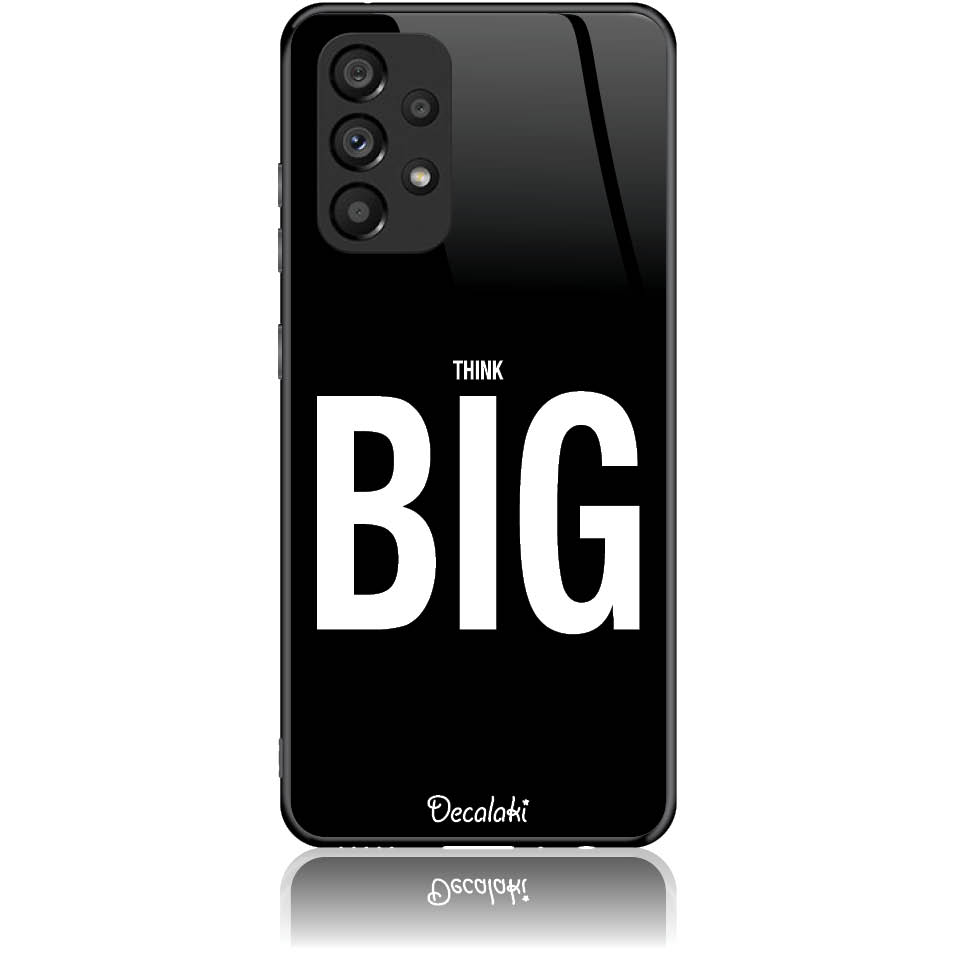 Θήκη για Samsung Galaxy A53 5G Think Big - Tempered Glass Θήκη για Samsung Galaxy A53 5G Think Big - Tempered Glass