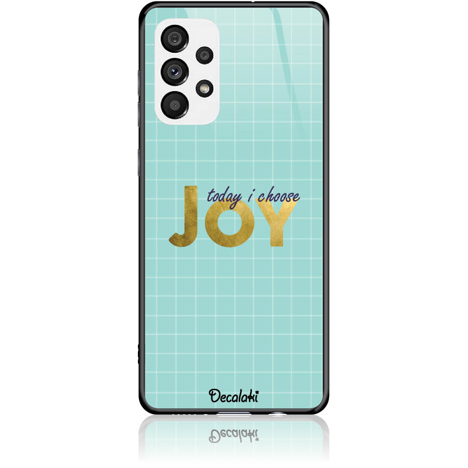 Θήκη για Samsung Galaxy A73 5G Today I Choose Joy - Tempered Glass Θήκη για Samsung Galaxy A73 5G Today I Choose Joy - Tempered Glass