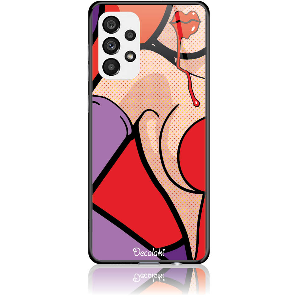 Θήκη για Samsung Galaxy A73 5G Pop Art Jessica Rabbit - Tempered Glass Θήκη για Samsung Galaxy A73 5G Pop Art Jessica Rabbit - Tempered Glass