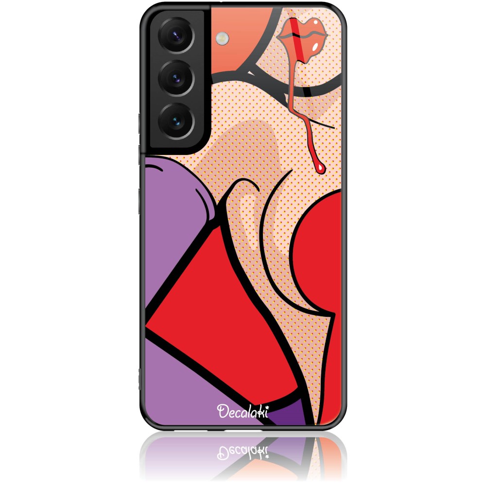 Θήκη για Samsung Galaxy S22 5G Pop Art Jessica Rabbit - Tempered Glass Θήκη για Samsung Galaxy S22 5G Pop Art Jessica Rabbit - Tempered Glass