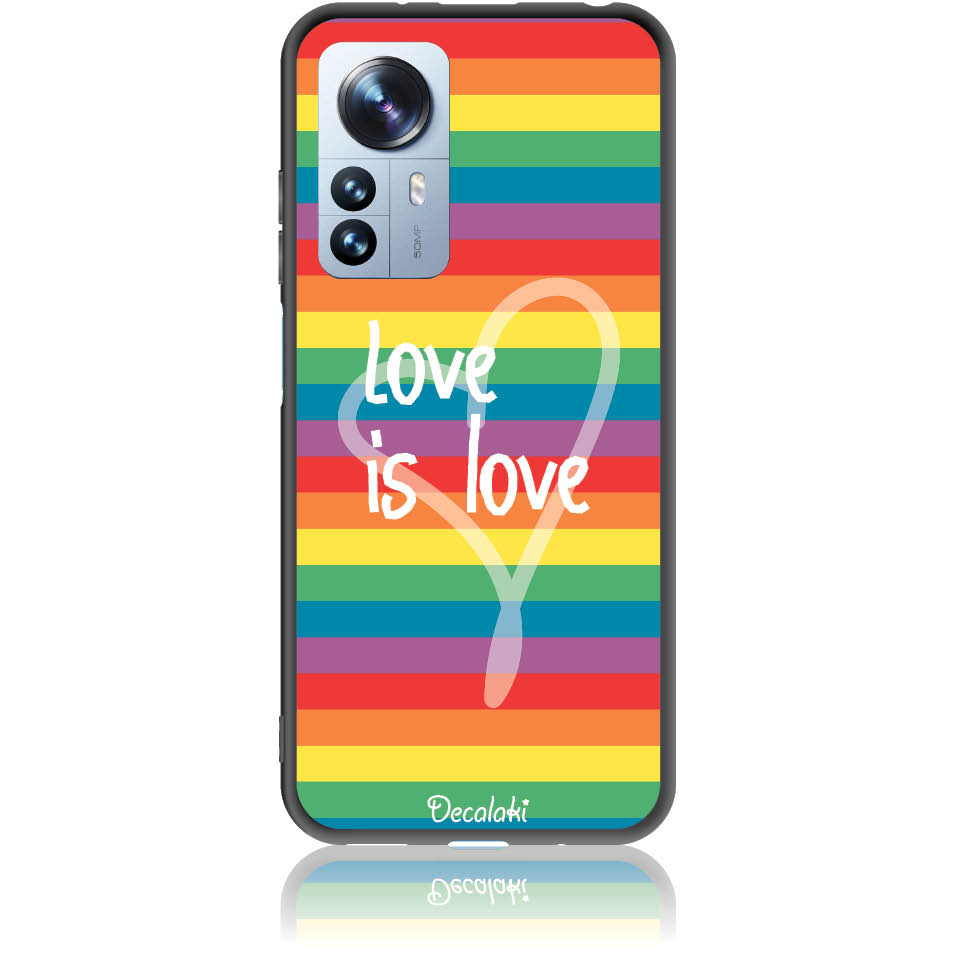 Θήκη για Xiaomi 12 Pro 5G Love is Love - Soft TPU Θήκη για Xiaomi 12 Pro 5G Love is Love - Soft TPU