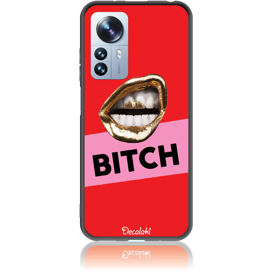 Θήκη για Xiaomi 12 Pro 5G BITCH - Soft TPU Θήκη για Xiaomi 12 Pro 5G BITCH - Soft TPU