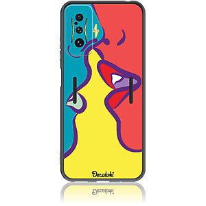 Θήκη για Xiaomi Poco F4 GT 5G Pop Art Kiss - Soft TPU