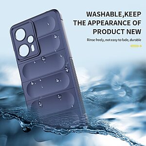 Θήκη Xiaomi Poco F5 5G Mad Mask Rugged Armor από σκληρό Premium TPU κόκκινο - Image 5