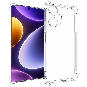 Θήκη Xiaomi Poco F5 5G OEM Silicone Sockproof V5 Anti-Slip Transparent Πλάτη TPU