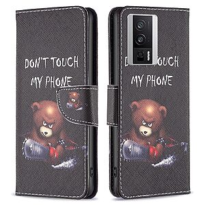 Θήκη Xiaomi Poco F5 Pro 5G OEM Angry bear with chainsaw με βάση στήριξης