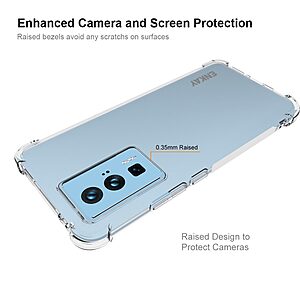 Θήκη Xiaomi Poco F5 Pro 5G ENKAY Enkay Silicone Sockproof Anti-Slip Transparent Πλάτη TPU - Image 3