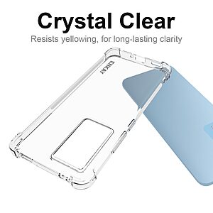 Θήκη Xiaomi Poco F5 Pro 5G ENKAY Enkay Silicone Sockproof Anti-Slip Transparent Πλάτη TPU - Image 5