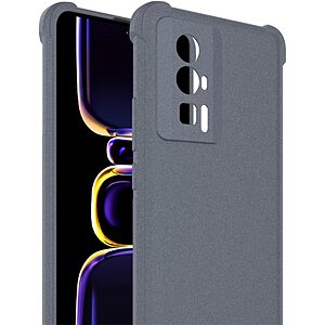 Θήκη Xiaomi Poco F5 Pro 5G IMAK Airbag Matte Series με ενισχυμένες γωνίες από Premium ανθεκτικό TPU γκρι - Image 5
