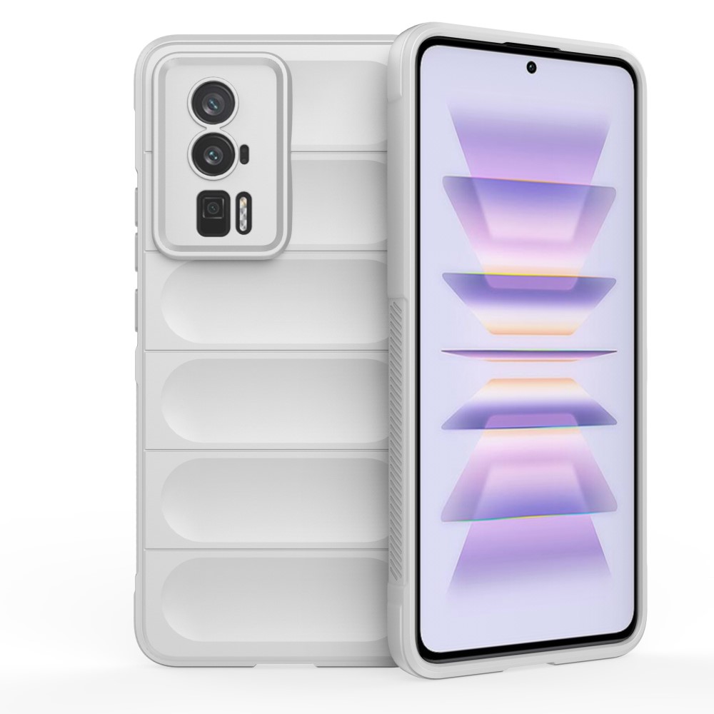 Θήκη Xiaomi Poco F5 Pro 5G Mad Mask Rugged Armor από σκληρό Premium TPU λεύκο