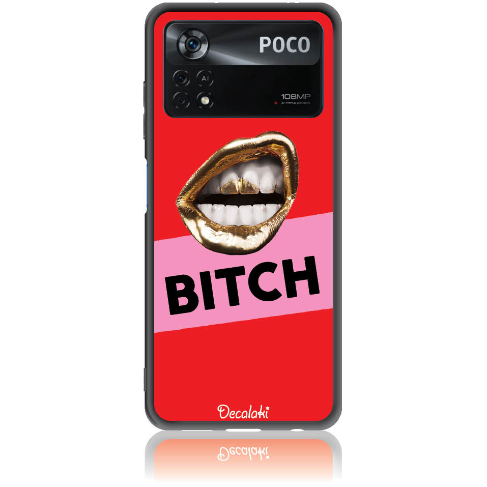 Θήκη για Xiaomi Poco X4 Pro 5G BITCH - Soft TPU Θήκη για Xiaomi Poco X4 Pro 5G BITCH - Soft TPU
