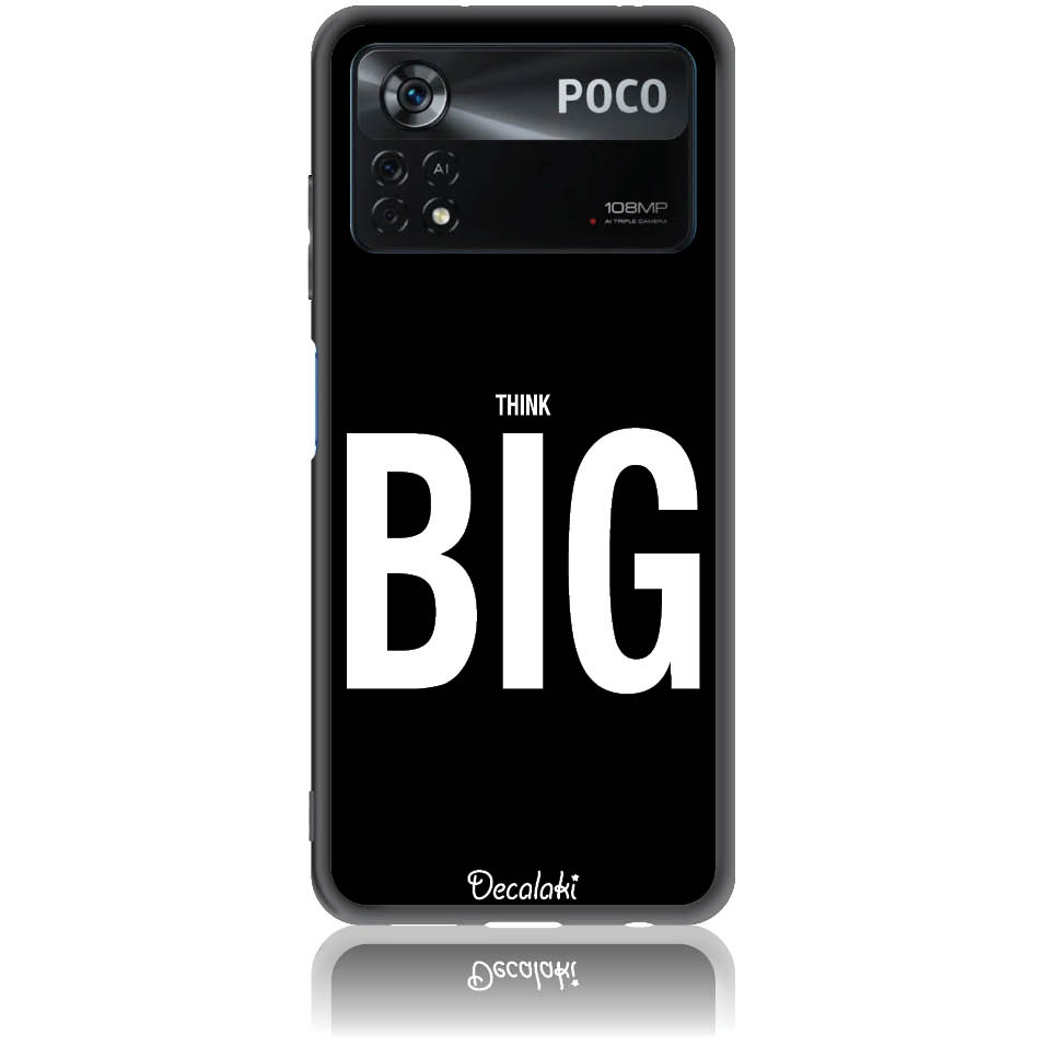 Θήκη για Xiaomi Poco X4 Pro 5G Think Big - Soft TPU Θήκη για Xiaomi Poco X4 Pro 5G Think Big - Soft TPU