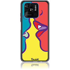 Θήκη για Xiaomi Redmi 10C Pop Art Kiss - Soft TPU