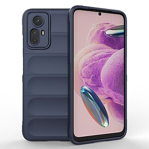 Θήκη Xiaomi Redmi Note 12S Mad Mask Rugged Armor από σκληρό Premium TPU σκούρο μπλε