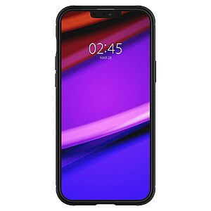 Spigen® Rugged Armor για iPhone 13 Pro: Θήκη Σιλικόνης Brushed, Λεπτή και Ανθεκτική σε Γρατζουνιές και Πτώσεις - Πιστοποίηση MIL-STD 810G-516.6 - Black Matte - Image 4