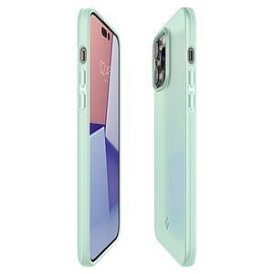 Spigen® Thin Fit για iPhone 14 Pro: Υπερ-Λεπτή, Ανθεκτική και Εύκαμπτη Θήκη (1,55mm), από Premium Πλαστικό - Apple Mint - Image 6