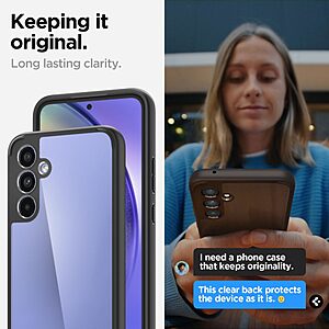 Spigen® Ultra Hybrid για Samsung Galaxy A54 5G: Θήκη από TPU & Πολυκαρμπονικό με Πιστοποίηση Αντοχής MIL-STD 810G-516.6 - Matte Black - Image 10