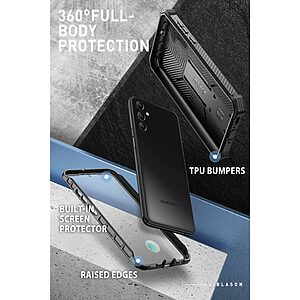 SUPCASE® ArmorBox 360° Full Cover για Samsung Galaxy A54 5G: Ανθεκτικό Πλαστικό με Κλιπ Ζώνης, Πιστοποίηση Αντοχής MIL-STD 810G-516.6 - Black - Image 3