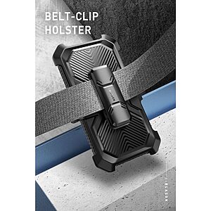 SUPCASE® ArmorBox 360° Full Cover για Samsung Galaxy A54 5G: Ανθεκτικό Πλαστικό με Κλιπ Ζώνης, Πιστοποίηση Αντοχής MIL-STD 810G-516.6 - Black - Image 5