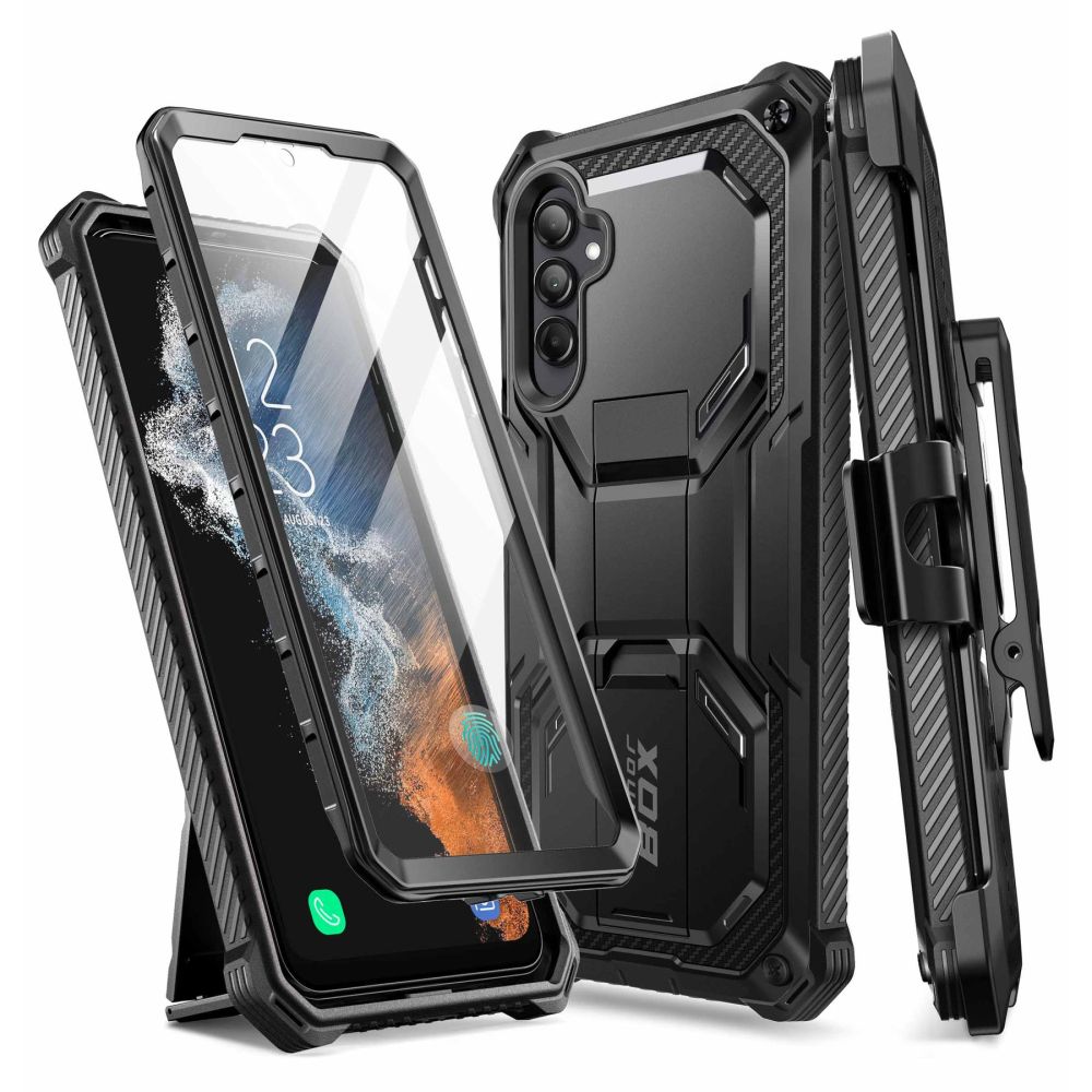 SUPCASE® ArmorBox 360° Full Cover για Samsung Galaxy A54 5G: Ανθεκτικό Πλαστικό με Κλιπ Ζώνης