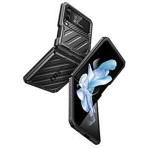 SUPCASE® Unicorn Beetle 360° Pro: Θήκη Samsung Galaxy Z Flip4 5G με Πρόσοψη Οθόνης, Κλιπ Ζώνης και Πιστοποίηση Αντοχής MIL-STD 810G-516.6 - Black - Image 7