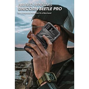 SUPCASE® Unicorn Beetle 360° Pro: Θήκη Samsung Galaxy Z Flip4 5G με Πρόσοψη Οθόνης, Κλιπ Ζώνης και Πιστοποίηση Αντοχής MIL-STD 810G-516.6 - Black - Image 8