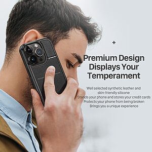 Θήκη iPhone 13 Pro DUX DUCIS Rafi Series πλάτη από Premium TPU μαύρο - Image 4