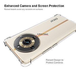 Θήκη Realme 11 Pro 5G / 11 Pro+ 5G ENKAY Enkay Silicone Sockproof Anti-Slip Transparent Πλάτη TPU - Image 3
