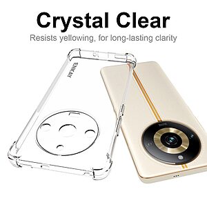 Θήκη Realme 11 Pro 5G / 11 Pro+ 5G ENKAY Enkay Silicone Sockproof Anti-Slip Transparent Πλάτη TPU - Image 5